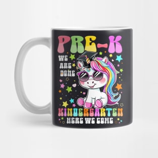 Pre K Graduation 2024 Cute Unicorn Girl Preschool Graduation Mug